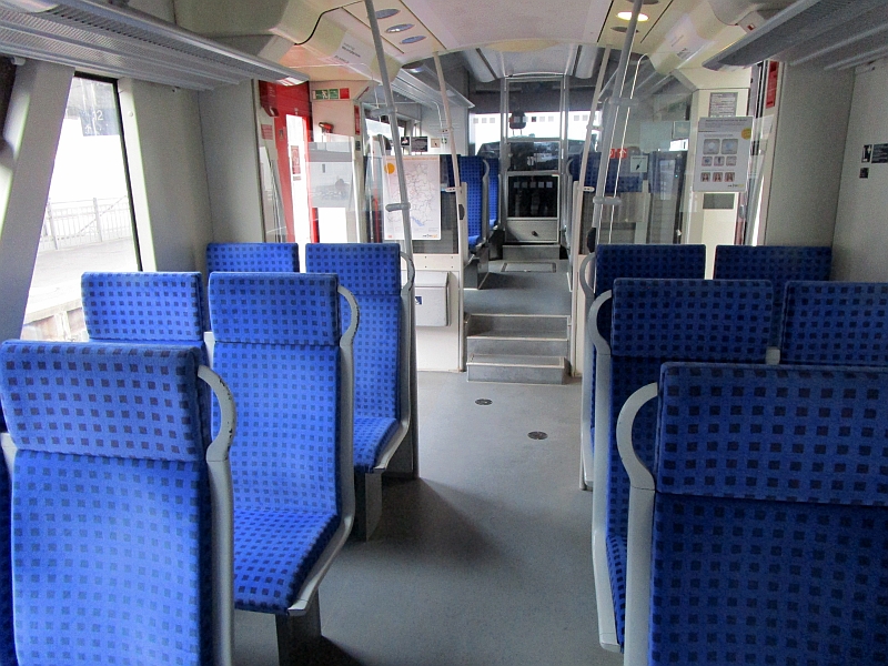 Innenbild Regioshuttle-Dieseltriebzug