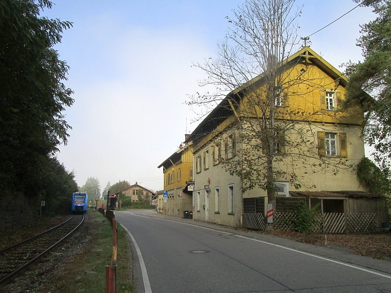Gleis des Bahnhofs 'Eyach (Landesbahn)'
