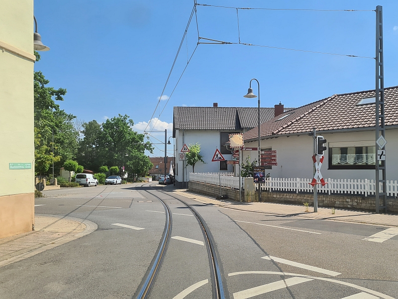 Streckenverlauf in Ellerstadt