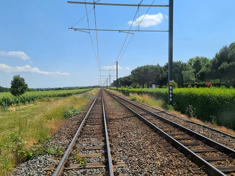 Rhein-Haardtbahn bei Bad Dürkheim