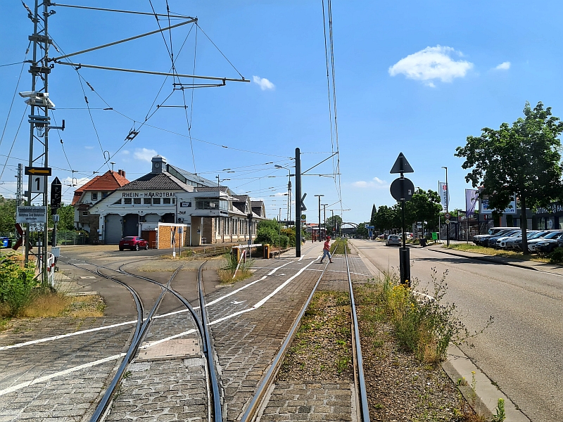 Gleise am historischen Betriebshof
