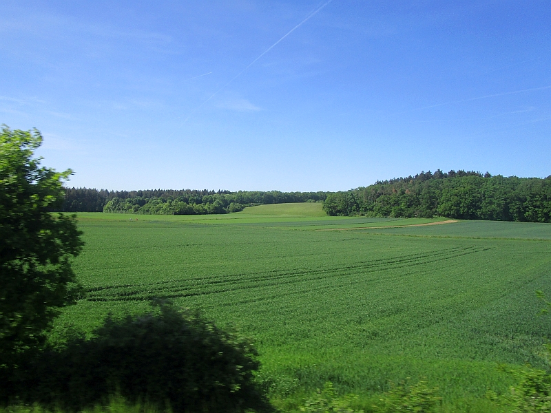 Fahrt auf der Lahntalbahn