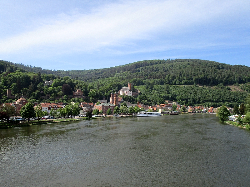 Blick von der Mainbrücke auf die Altstadt von Miltenberg