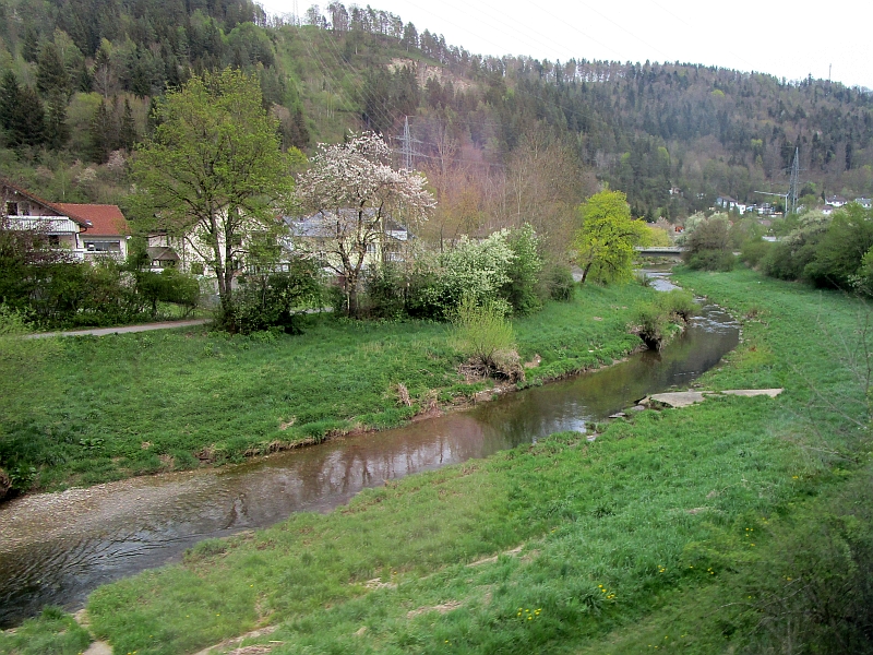 Oberlauf des Neckars bei Oberndorf