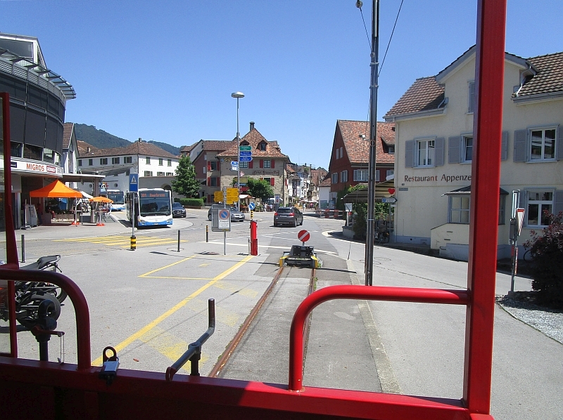 Streckenende in Altstätten