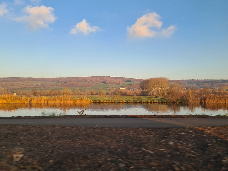 Fahrt von Metz nach Nancy entlang der Mosel