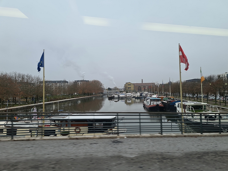 Fahrt über den Rhein-Marne-Kanal in Nancy
