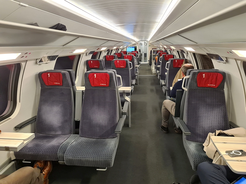 Erste Klasse im FV-Dosto der SBB