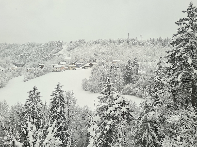 Fahrt auf der Brennerbahn
