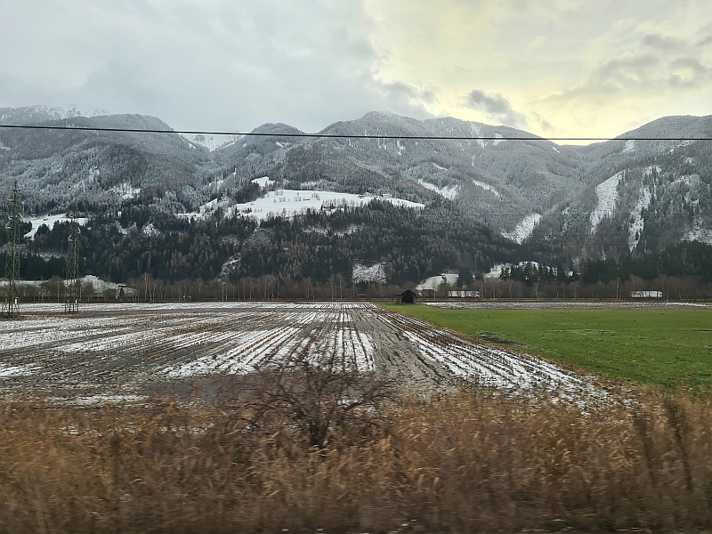 Fahrt im Eisacktal