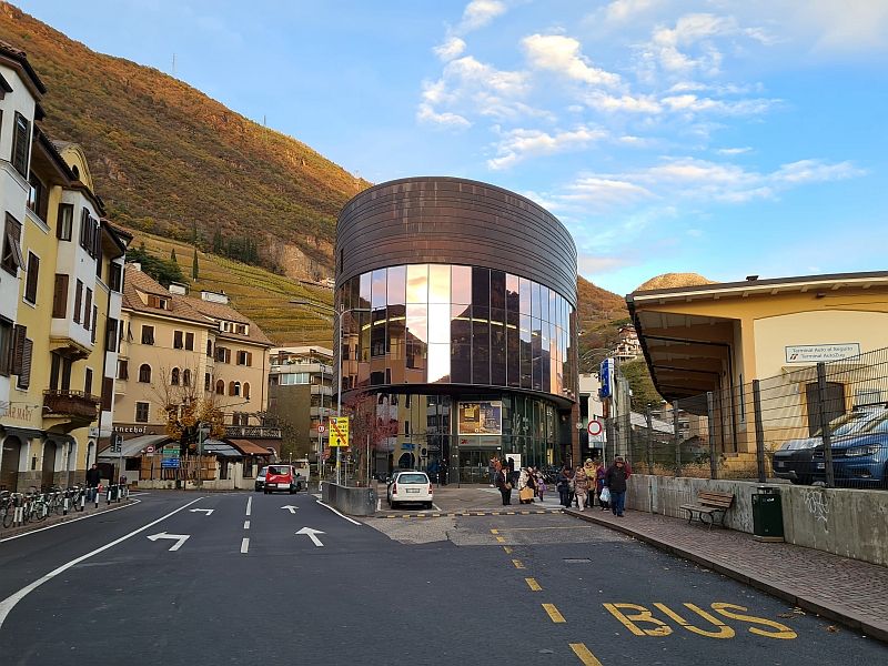 Talstation der Rittner Seilbahn in Bozen