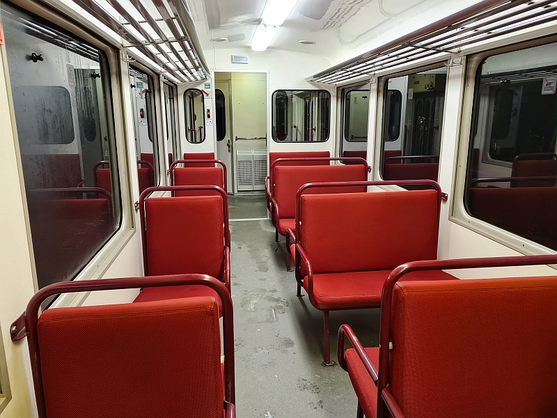 Innenbild Triebzug der Rittner Bahn