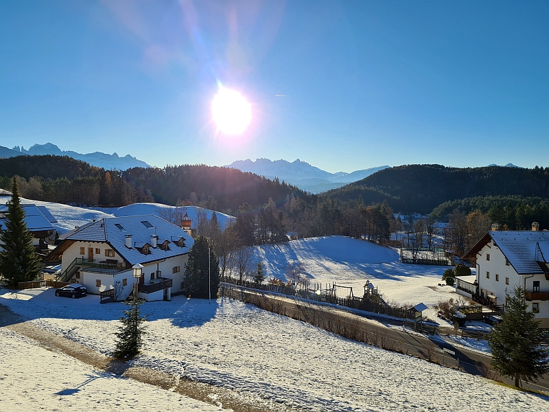 Blick über die Häuser von Wolfsgruben