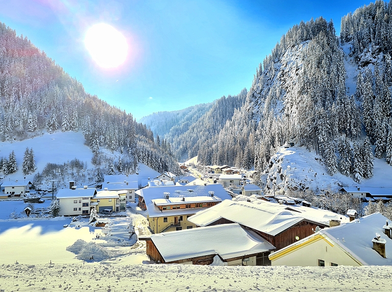 Blick über die Dächer von Stafflach