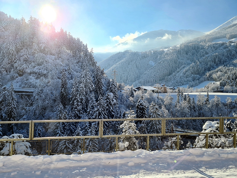 Winterlandschaft an der Sillschlucht