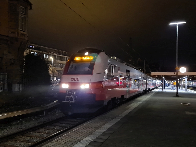 ÖBB-Cityjet im Bahnhof Lindau-Insel